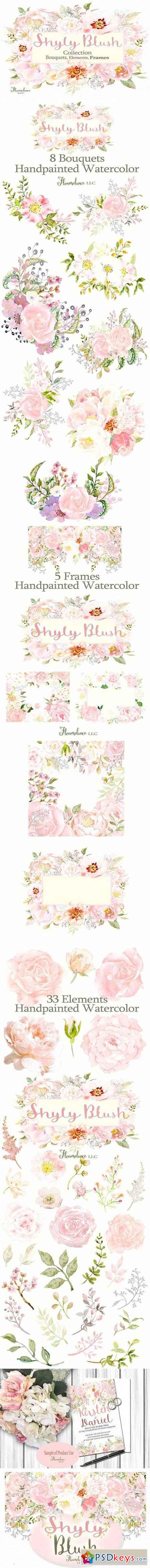 Shyly Blush Floral Collection 1438038