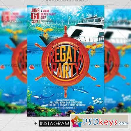 Regata Party – Premium A5 Flyer Template