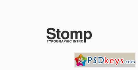 Stomp - Typographic Intro 19211748 - After Effects Projects
