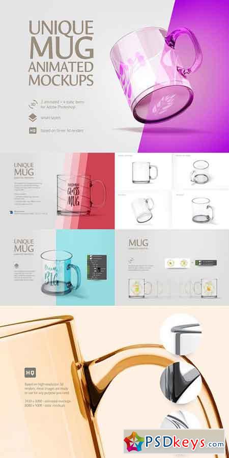 Download Unique Glass Mug Animated Mockup 1447812 Free Download Photoshop Vector Stock Image Via Torrent Zippyshare From Psdkeys Com