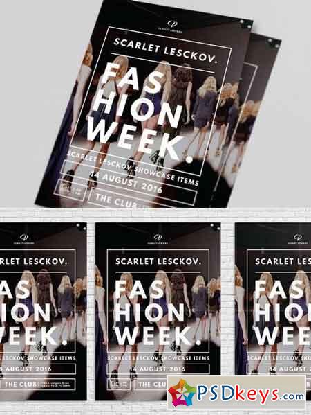 Catwalk Fashion Week Flyer 1165148