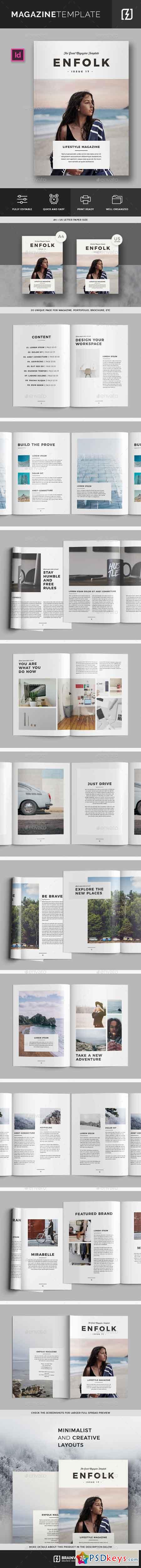 Magazine Template 19871576