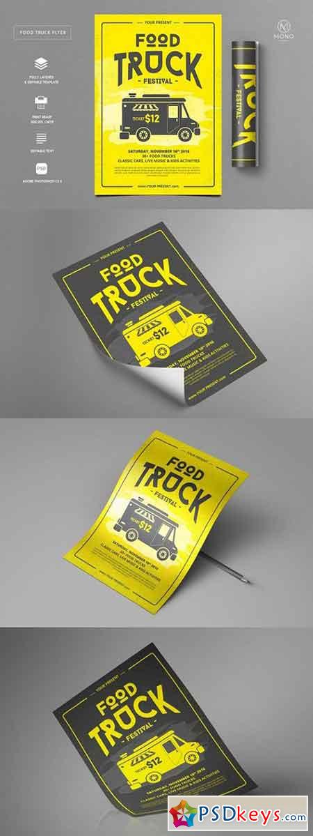 Food Truck Flyer 1468222