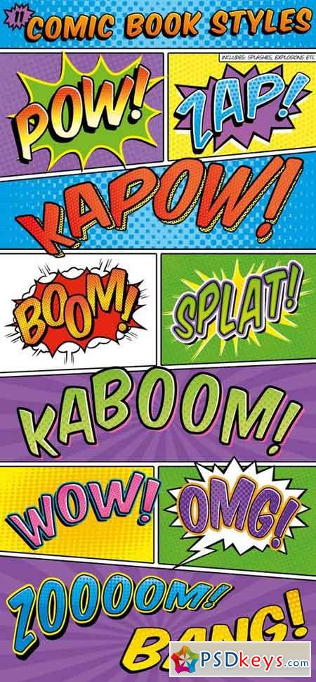 Comic Book Text Styles 10160791