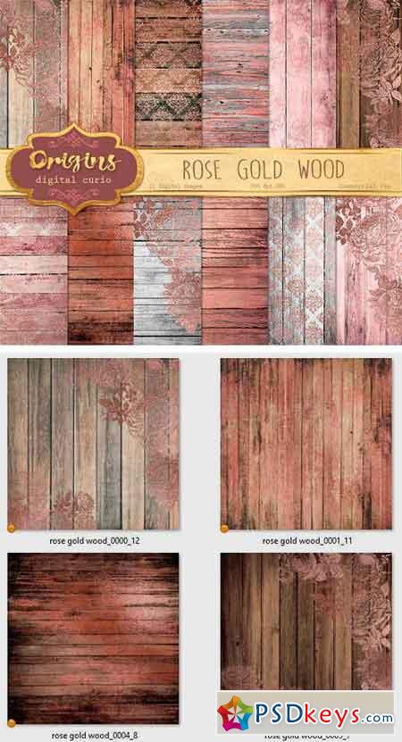 Rose Gold Wood Textures 1459515