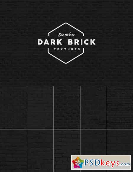 Seamless Dark Brick Textures