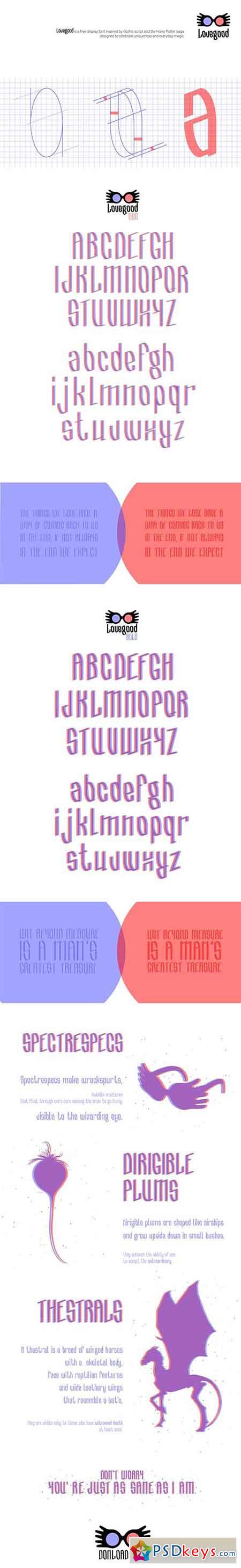 Lovegood Typeface