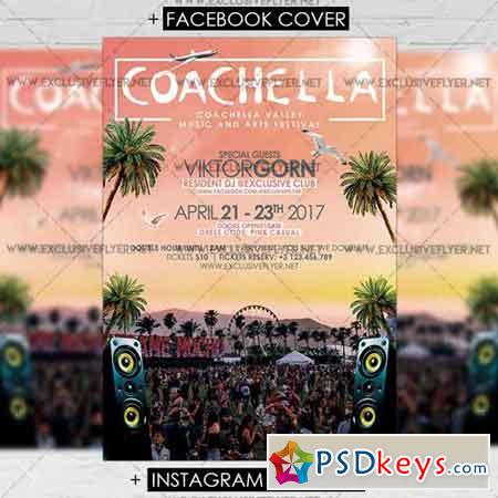 Coachella - Premium A5 Flyer Template