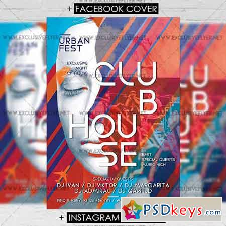Club House - Premium A5 Flyer Template