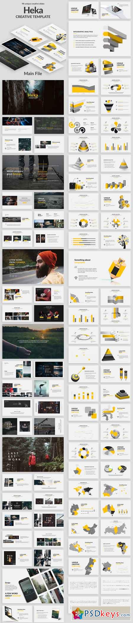 Heka Creative Powerpoint Template 20005441