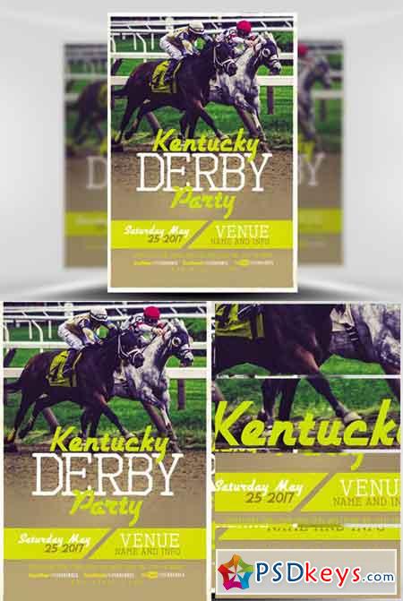Kentucky Derby Flyer Template