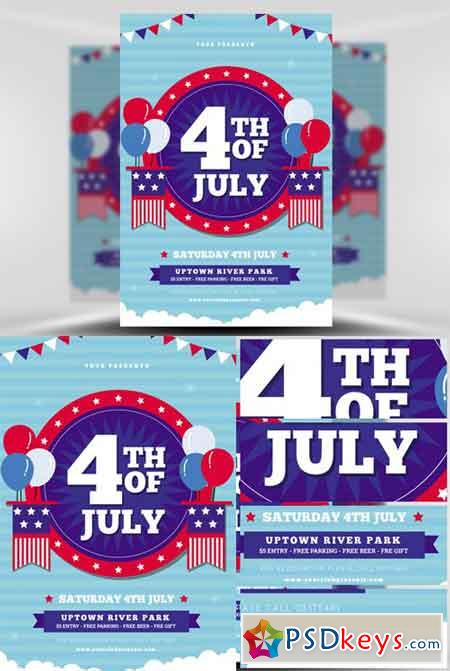 4TH of July Flyer Template