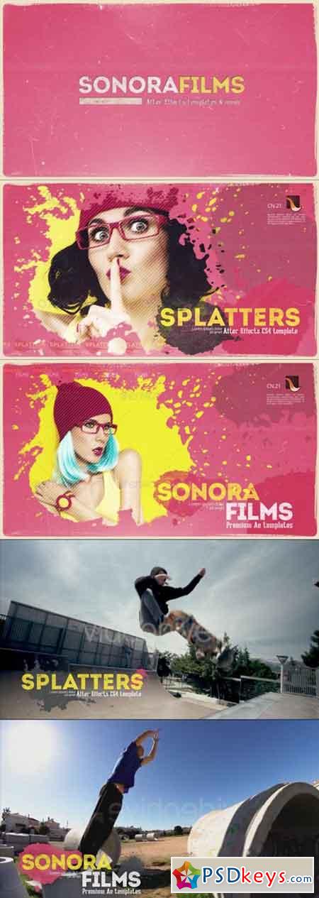 Splatter Promo 15692418 - After Effects Projects