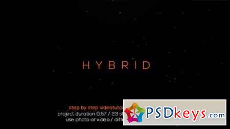 Hybrid Typo Opener 19879373 - After Effects Projects