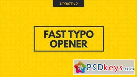 Fast Typo Opener 19594569 - After Effects Projects