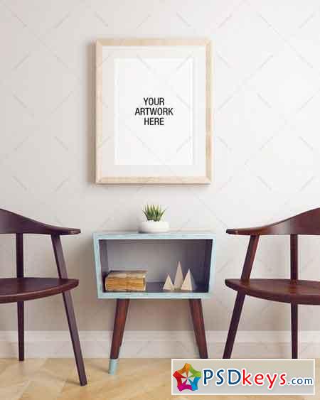 Poster Frame Mockup Mid Century 996881