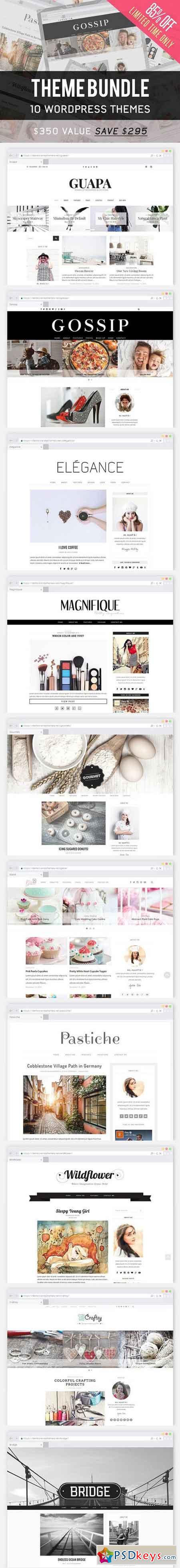 10in1 WordPress Theme Bundle 1238535