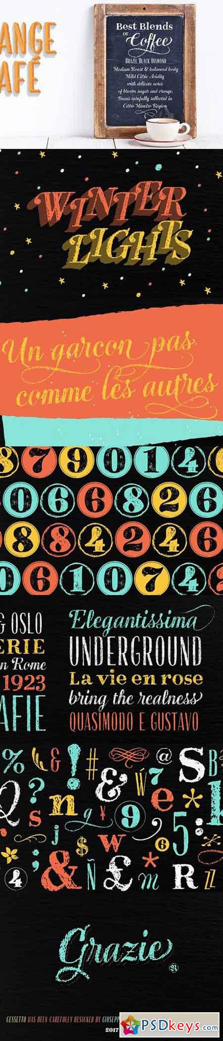 Gessetto Family (9 fonts) 1223416