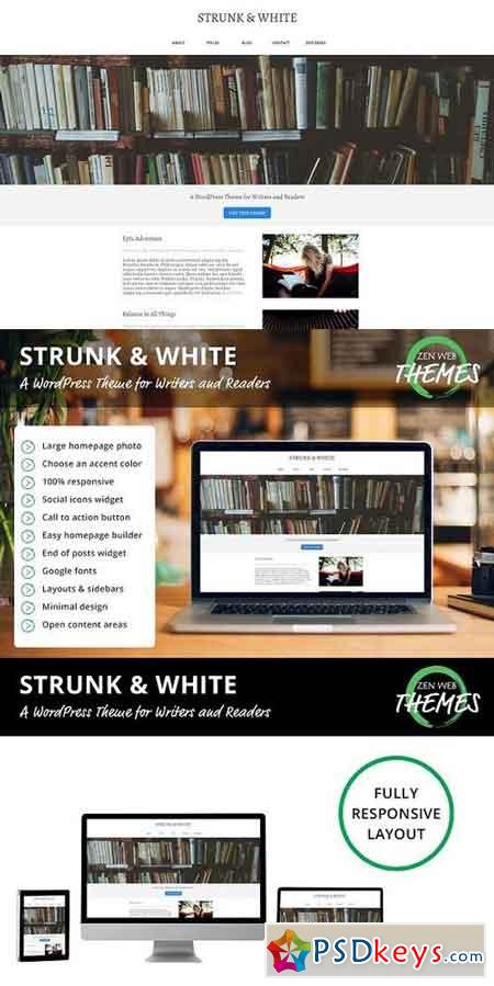 Strunk & White WordPress Theme 610131
