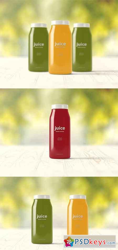 Juice Bottle Mock-up