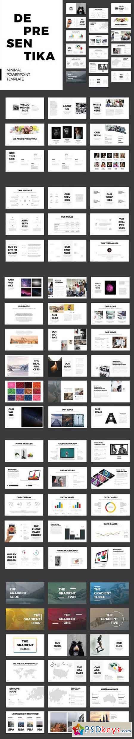 DE Presentation PowerPoint Template 1482227