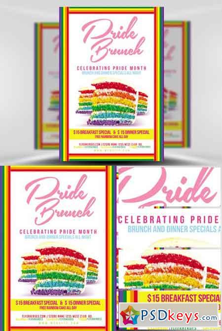 Pride! Food Flyer Template