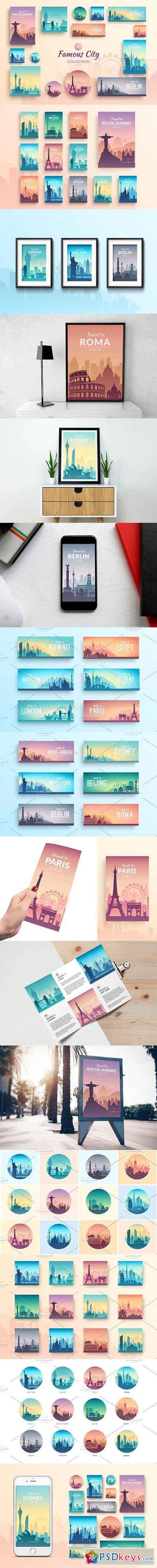 Famous Cities Collection 1444551