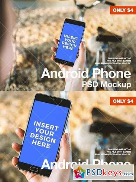 Android Phone PSD Mockup 1522058
