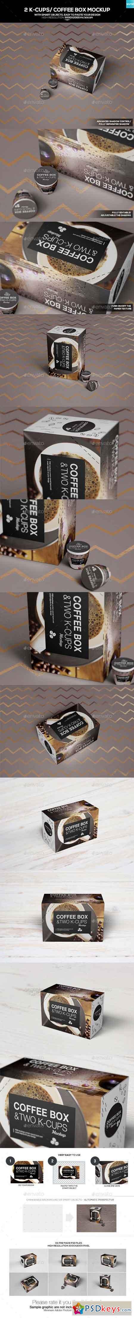 2 K-Cups Coffee Box Mockup 20072310