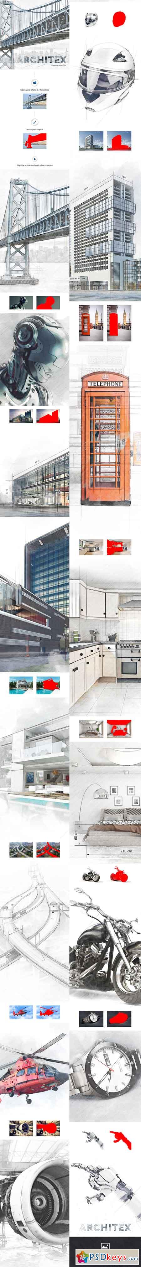 Architex CS3+ Photoshop Action 19985082