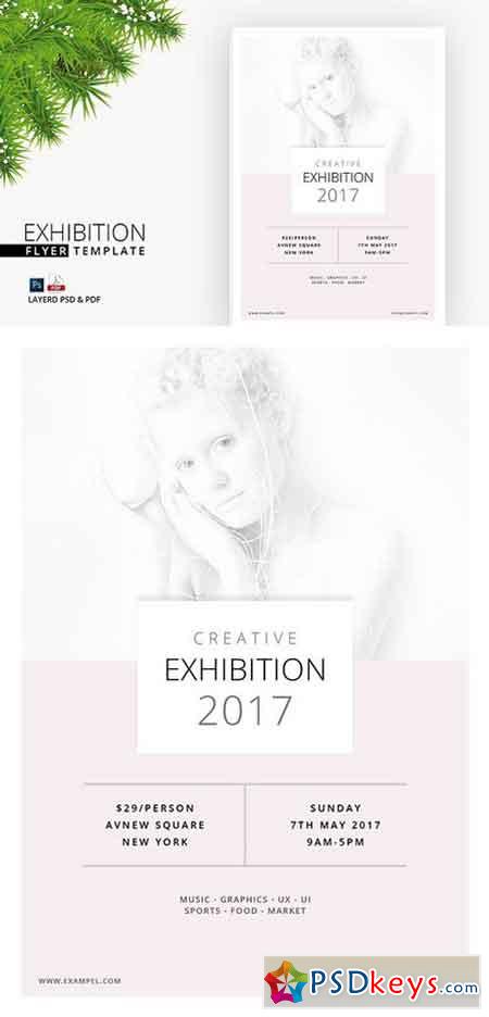 Exhibition Flyer (Print Ready) 1480409
