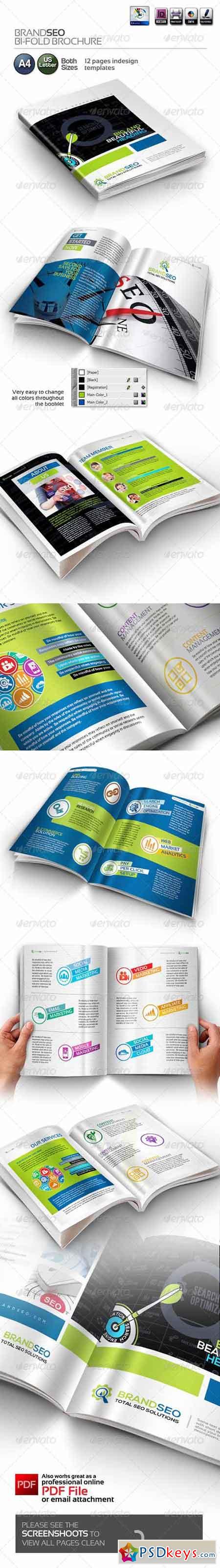 BrandSEO Bi-fold Creative Brochure 4183802