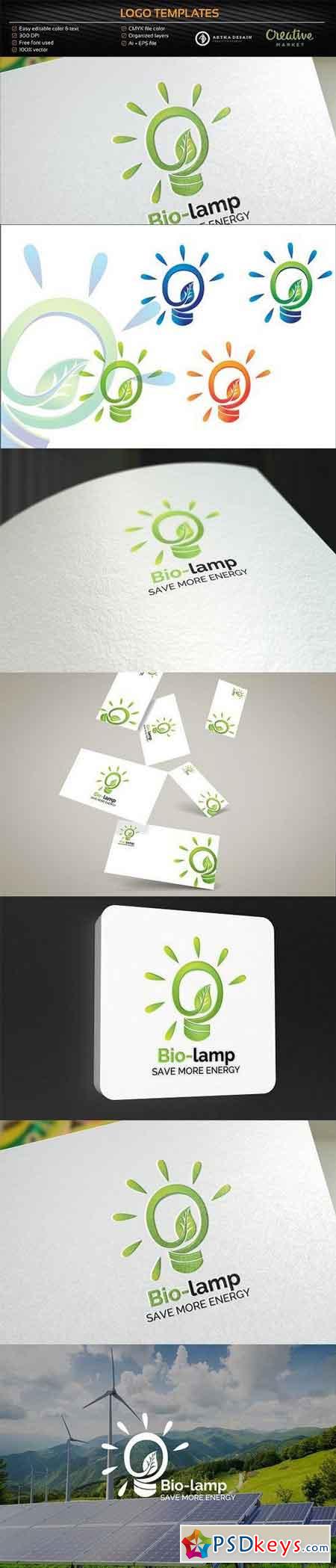 Bio Lamp Energy - Logo Template 1241613