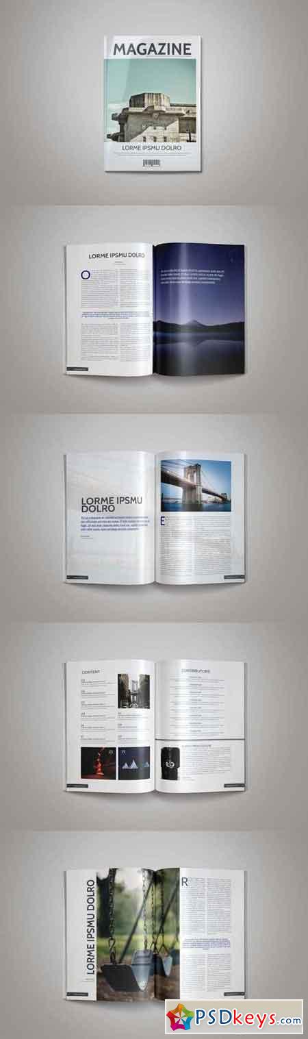 Indesign Magazine Template 3