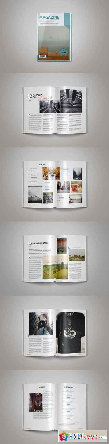 Indesign Magazine Template 1