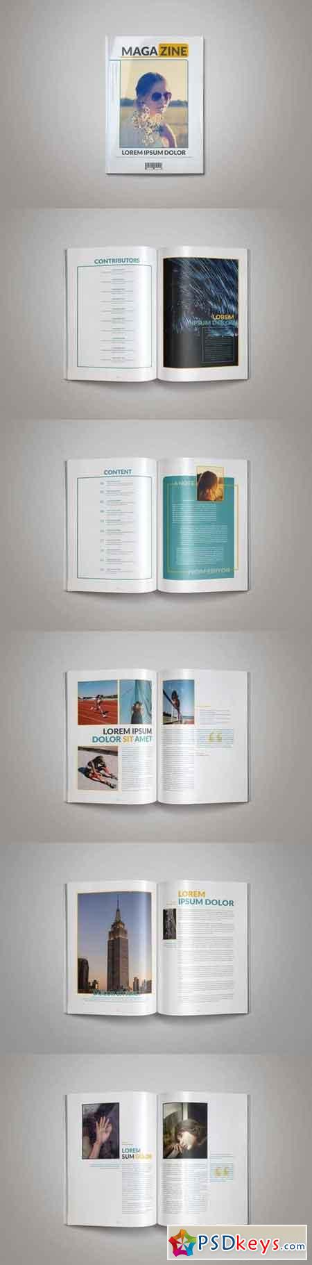 InDesign Magazine Template 4