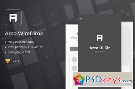 Arco  Wireframe Mobile UI Kit 1262783