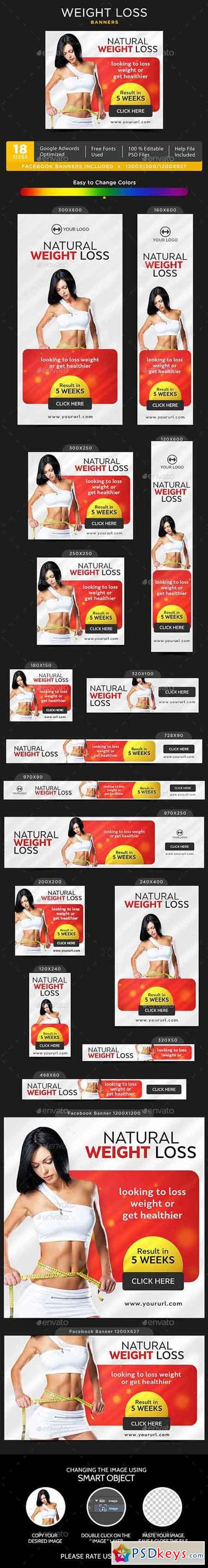 Fitness Banners Bundle - 10 Sets - 180 Banners 17799479