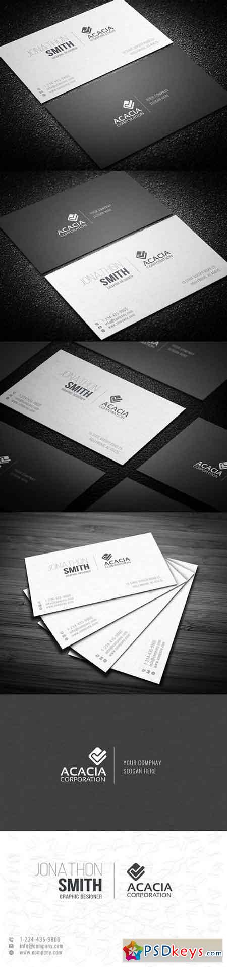 Simple and Elegant Business Card-02 889839