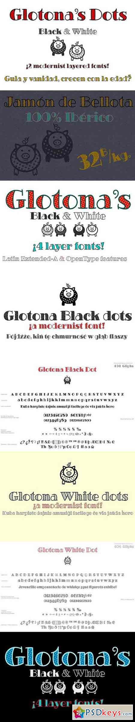 Glotona Dots Script Font 1492000