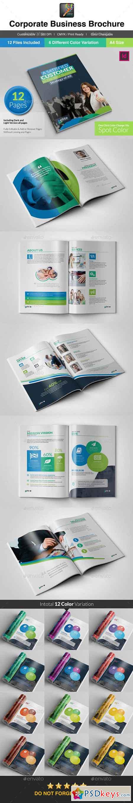 Elite Bi-Fold Cleane Business Brochure 10190391