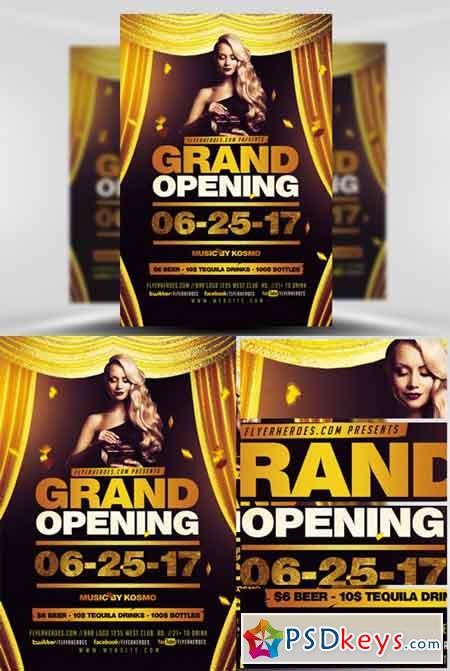 Grand Opening Flyer Template