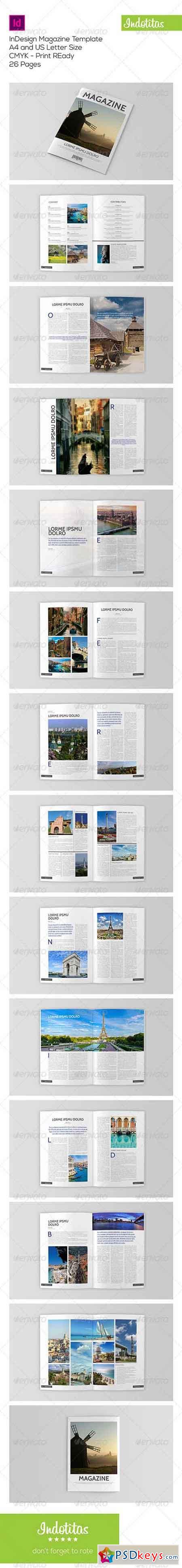 Indesign Magazine Template 7824440