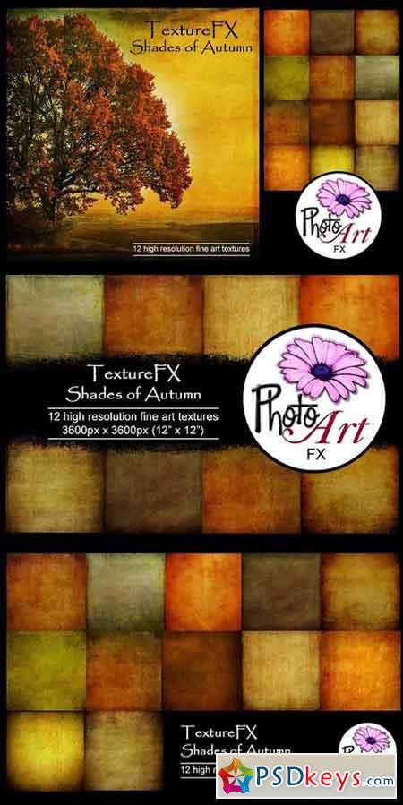 TextureFX Shades of Autumn (12 sq) 1494224