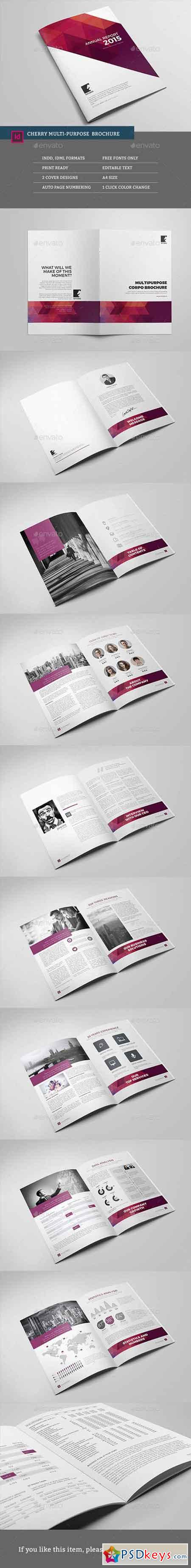 Cherry Multipurpose Brochure Template 13865069