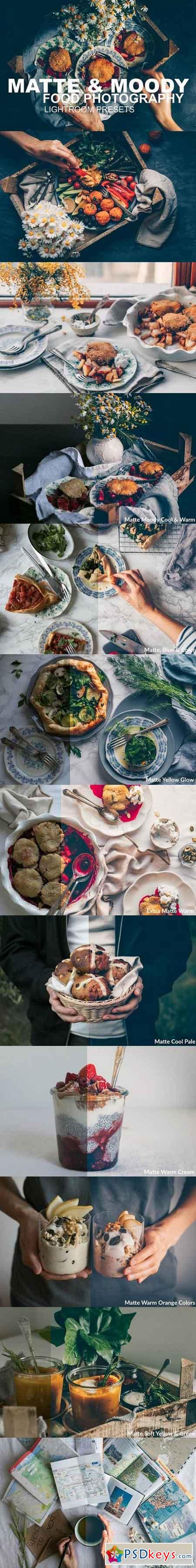 Matte & Moody Food Lightroom Presets 1495435