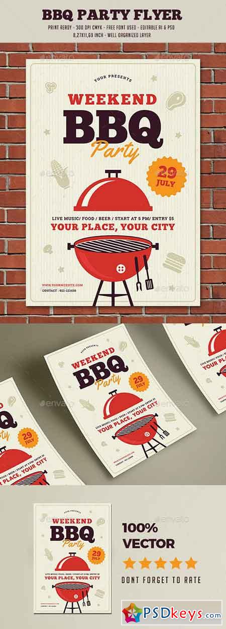 Barbeque Party Flyer 20156826