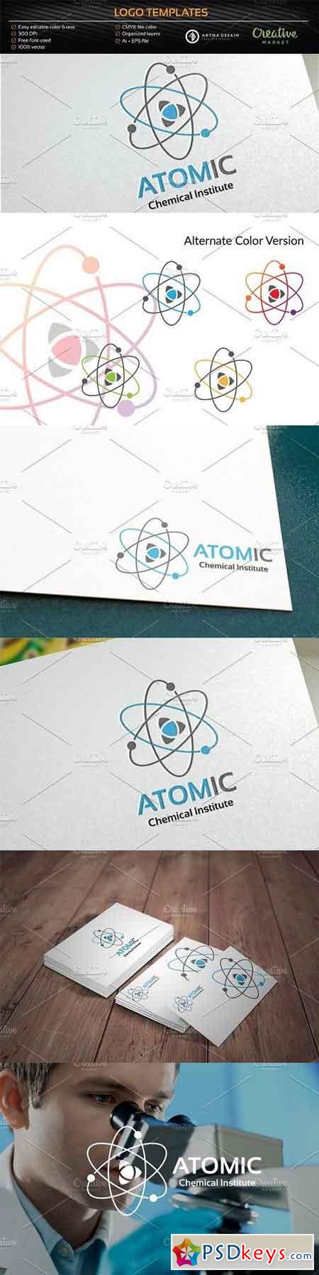 Atomic Lab - Logo Template 1241588