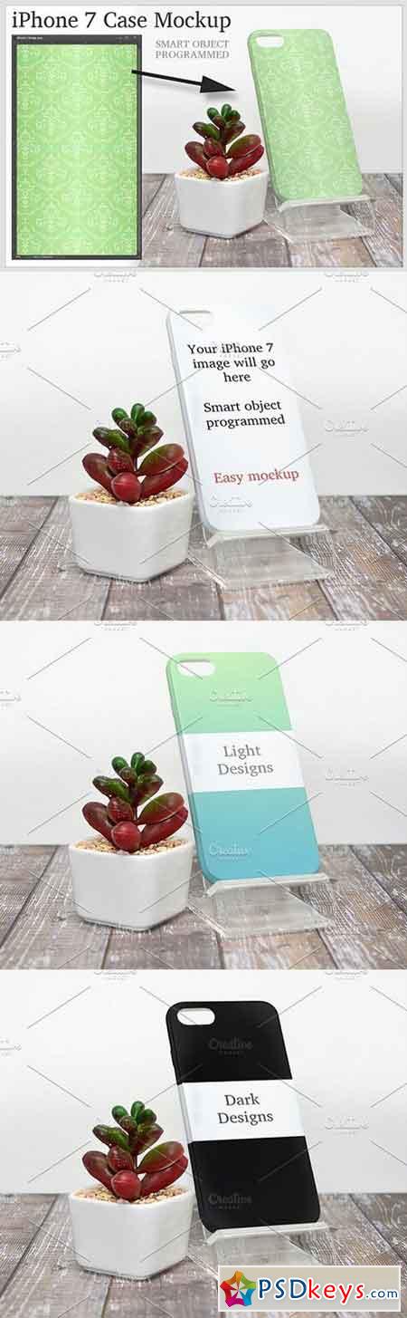 iPhone 7 Case solid - PSD Mockup 1505135
