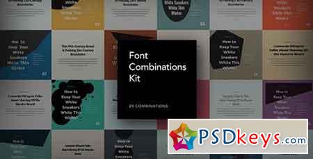 Font Combinations Kit 15467925